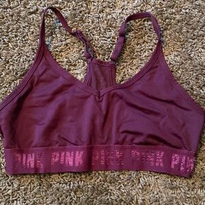 Pink Sports Bra